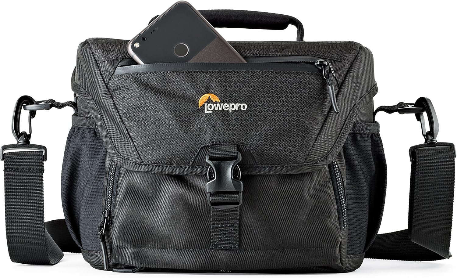 Lowepro LP37123, Nova 180 AW II Camera Bag, Waterproof, Customizable, Fits Pro-Depth DSLR with Lens, Compact Drone, 3-4 Additional Lenses, Flash, Black - Image 2